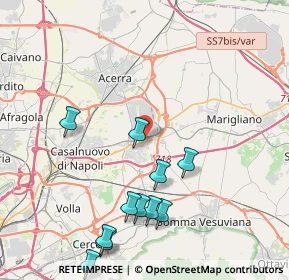 Mappa Via Bartali, 80038 Pomigliano d'Arco NA, Italia (5.02727)