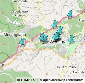 Mappa Via Vittorio Fiorentino, 83100 Avellino AV, Italia (1.42231)