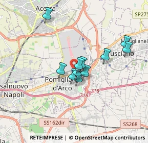 Mappa Via Antonio Sallustio, 80038 Pomigliano d'Arco NA, Italia (1.37364)