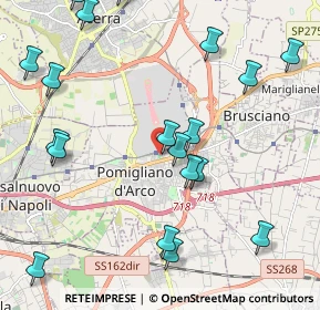 Mappa Via Antonio Sallustio, 80038 Pomigliano d'Arco NA, Italia (2.75105)