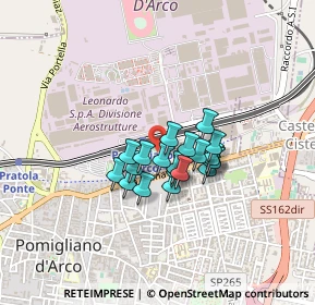Mappa Via Antonio Sallustio, 80038 Pomigliano d'Arco NA, Italia (0.291)