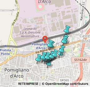 Mappa Via Antonio Sallustio, 80038 Pomigliano d'Arco NA, Italia (0.4315)