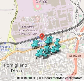 Mappa Via Antonio Sallustio, 80038 Pomigliano d'Arco NA, Italia (0.3745)