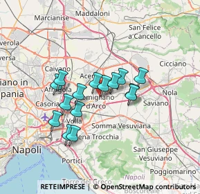 Mappa Via Antonio Sallustio, 80038 Pomigliano d'Arco NA, Italia (5.66133)