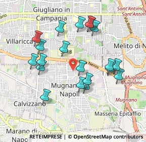 Mappa Via Tiziano, 80018 Mugnano di Napoli NA, Italia (0.984)
