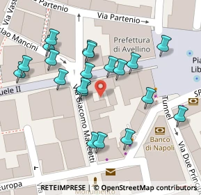 Mappa Via Giacomo Matteotti, 83121 Avellino AV, Italia (0.066)