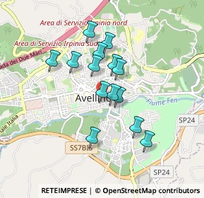 Mappa Via Giacomo Matteotti, 83121 Avellino AV, Italia (0.74143)