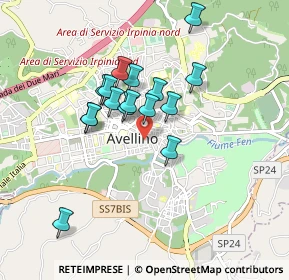 Mappa Via Giacomo Matteotti, 83121 Avellino AV, Italia (0.76625)