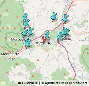 Mappa Via Giacomo Matteotti, 83121 Avellino AV, Italia (3.69583)