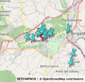 Mappa Via Giacomo Matteotti, 83100 Avellino AV, Italia (1.29077)