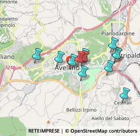 Mappa Via Giacomo Matteotti, 83100 Avellino AV, Italia (1.65)