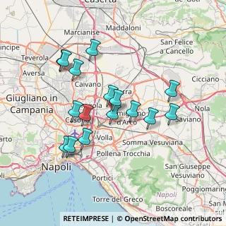 Mappa Via Vittorio Emanuele II, 80013 Casalnuovo di Napoli NA, Italia (7.06813)