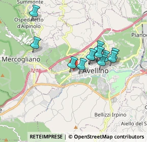 Mappa Via Camillo Benso Cavour, 83100 Avellino AV, Italia (1.58667)