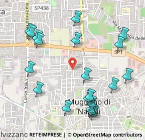 Mappa Via Martiri D'Ungheria, 80018 Mugnano di Napoli NA, Italia (0.6455)