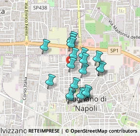 Mappa Via Martiri D'Ungheria, 80018 Mugnano di Napoli NA, Italia (0.3665)