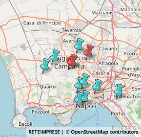 Mappa Via Martiri D'Ungheria, 80018 Mugnano di Napoli NA, Italia (6.45182)