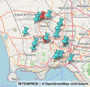 Mappa Via Martiri D'Ungheria, 80018 Mugnano di Napoli NA, Italia (7.00118)