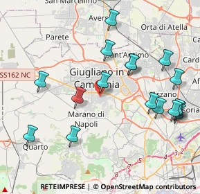 Mappa Via Martiri D'Ungheria, 80018 Mugnano di Napoli NA, Italia (4.79647)