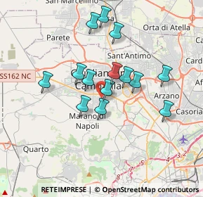 Mappa Via Martiri D'Ungheria, 80018 Mugnano di Napoli NA, Italia (3.21571)