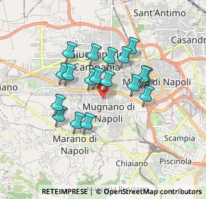 Mappa Via Martiri D'Ungheria, 80018 Mugnano di Napoli NA, Italia (1.48722)