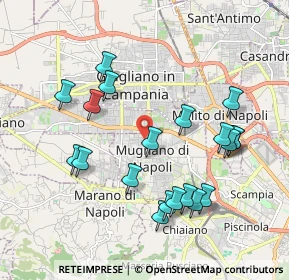 Mappa Via Martiri D'Ungheria, 80018 Mugnano di Napoli NA, Italia (2.15)