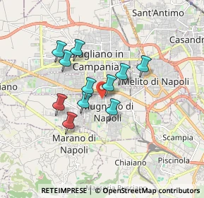Mappa Via Martiri D'Ungheria, 80018 Mugnano di Napoli NA, Italia (1.44727)