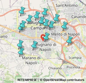 Mappa Via Martiri D'Ungheria, 80018 Mugnano di Napoli NA, Italia (2.0175)