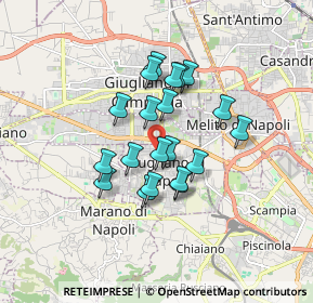 Mappa Via Martiri D'Ungheria, 80018 Mugnano di Napoli NA, Italia (1.383)