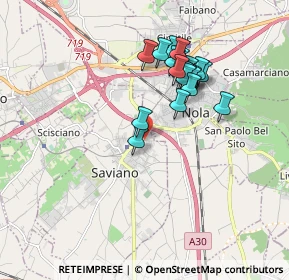 Mappa Corso Vittorio Emanuele, 80039 Saviano NA, Italia (1.711)