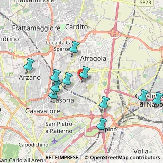 Mappa Via Silvio Spaventa, 80026 Casoria NA, Italia (2.45167)
