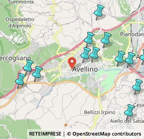 Mappa Via Manlio Papa, 83100 Avellino AV, Italia (2.71769)