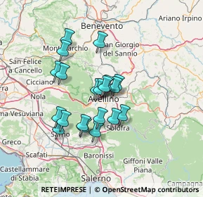 Mappa Via Manlio Papa, 83100 Avellino AV, Italia (11.4455)