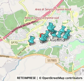 Mappa Via Manlio Papa, 83100 Avellino AV, Italia (0.61125)