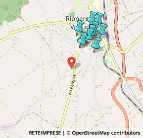 Mappa Via dei Fabbri, 85028 Rionero in Vulture PZ, Italia (0.99364)