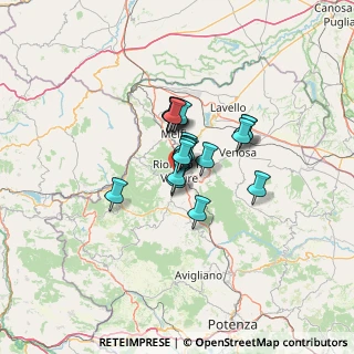 Mappa Via dei Fabbri, 85028 Rionero in Vulture PZ, Italia (8.081)