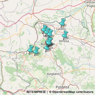 Mappa Via dei Fabbri, 85028 Rionero in Vulture PZ, Italia (8.40636)