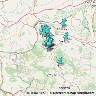 Mappa Via dei Fabbri, 85028 Rionero in Vulture PZ, Italia (7.02667)