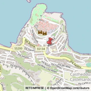 Mappa Via Colombo, 6, 07031 Castelsardo, Sassari (Sardegna)