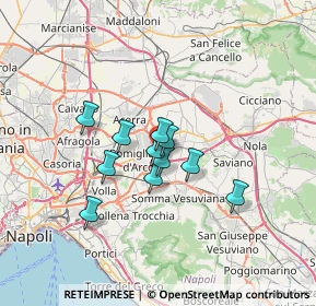 Mappa 80030 Castello di Cisterna NA, Italia (4.97364)