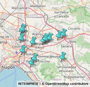 Mappa 80030 Castello di Cisterna NA, Italia (6.55846)