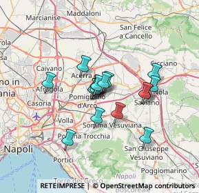 Mappa 80030 Castello di Cisterna NA, Italia (5.05882)