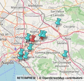 Mappa 80030 Castello di Cisterna NA, Italia (7.21273)