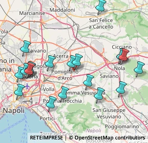 Mappa 80030 Castello di Cisterna NA, Italia (9.7005)