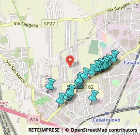 Mappa Via Alessandro Manzoni, 80013 Casalnuovo di Napoli NA, Italia (0.473)