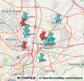 Mappa Via Alessandro Manzoni, 80013 Casalnuovo di Napoli NA, Italia (3.24)