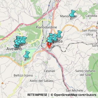 Mappa Via Marino Caracciolo, 83042 Atripalda AV, Italia (2.21667)