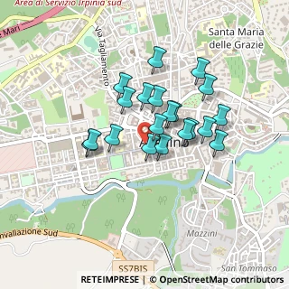 Mappa Via Dalmazia, 83100 Avellino AV, Italia (0.3625)