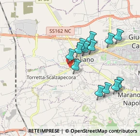 Mappa Via Piero Gobetti, 80019 Qualiano NA, Italia (1.79846)