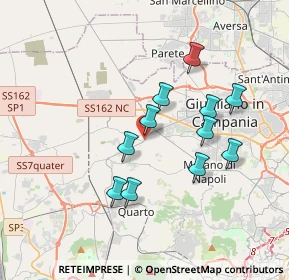Mappa Via Piero Gobetti, 80019 Qualiano NA, Italia (3.42091)