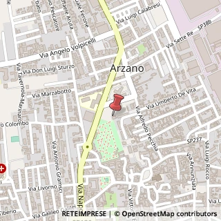 Mappa Via Alfredo Pecchia, 90, 80022 Arzano, Napoli (Campania)